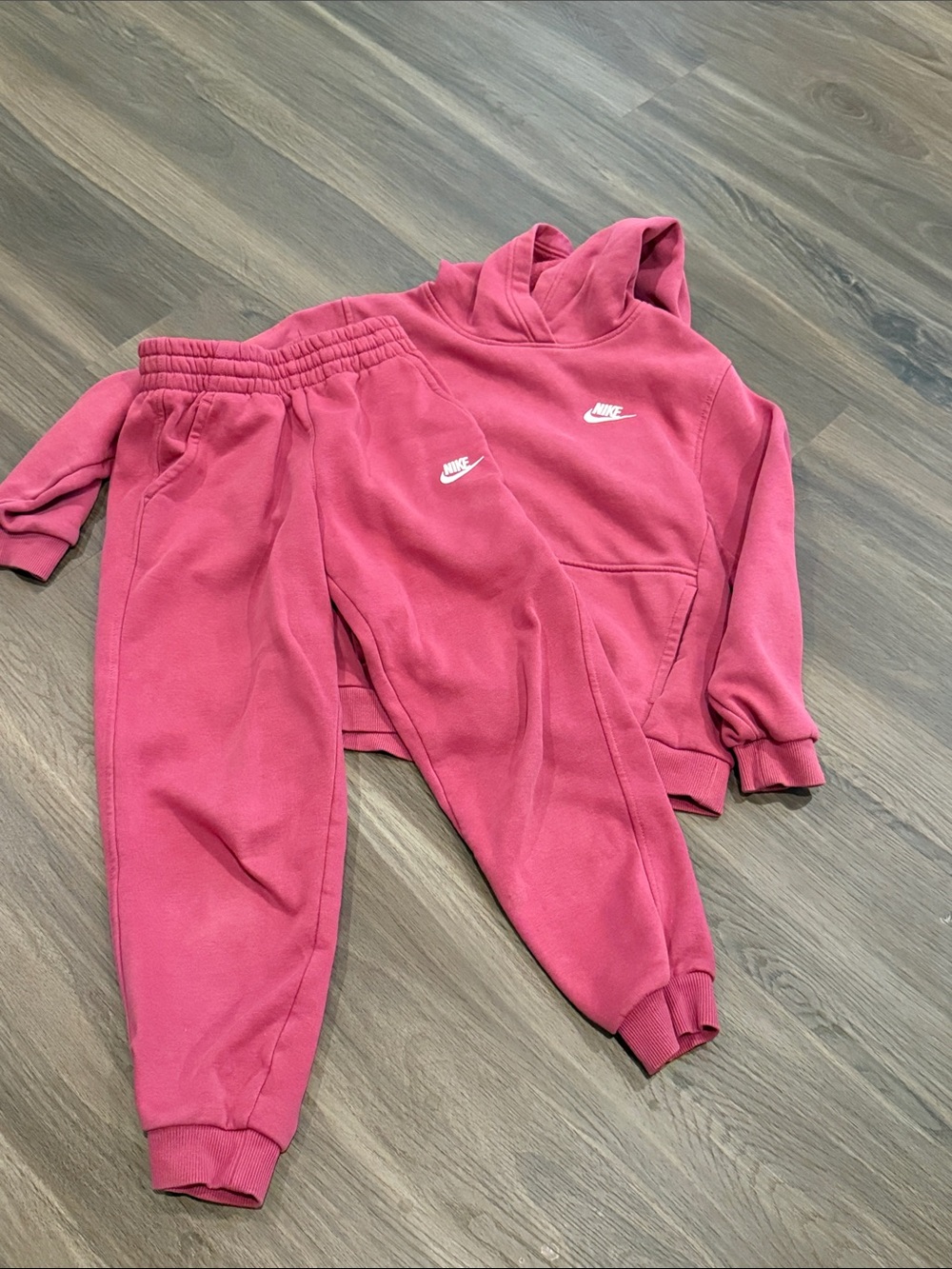 Nike Kids Rose Pink Hoodie & Joggers Set